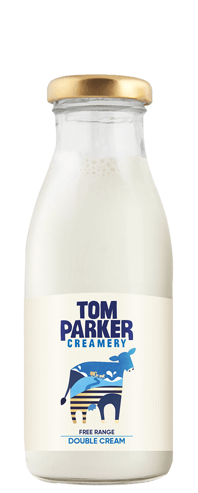 Double cream 250ml bottle from Tom Parker Creamery